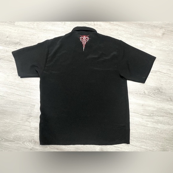 Vintage Rockhouse Roadhouse Lost Angeles Skull Helmet Biker Shirt size Large - Picture 4 of 6